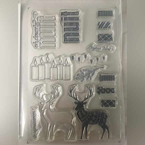 $15 or 3/$40 Joyeux Motifs - Stampin Up Stamp Set - Picture 2 of 2